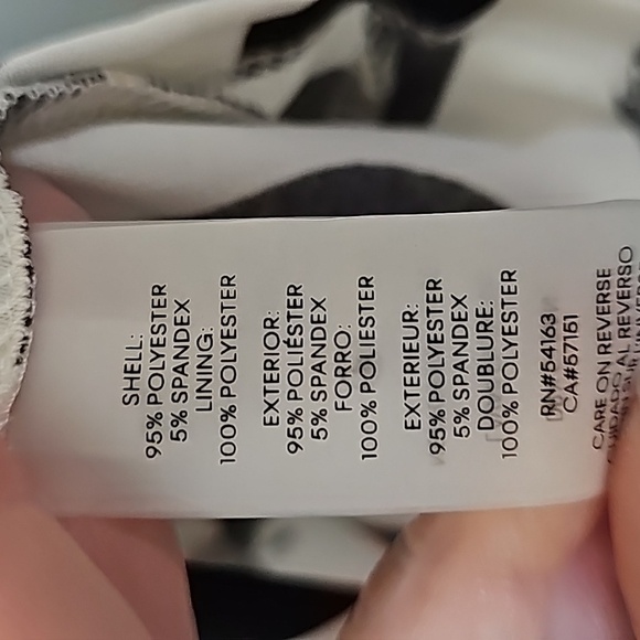 Calvin klein Mod Pinup Rockabilly square neck polka dot shell top medium - Picture 5 of 6